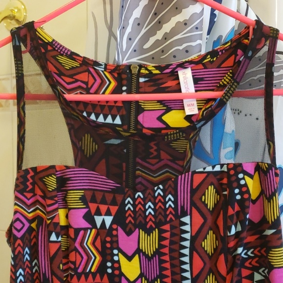 Vibrant Tribal Print Summer Dress - Picture 2 of 4